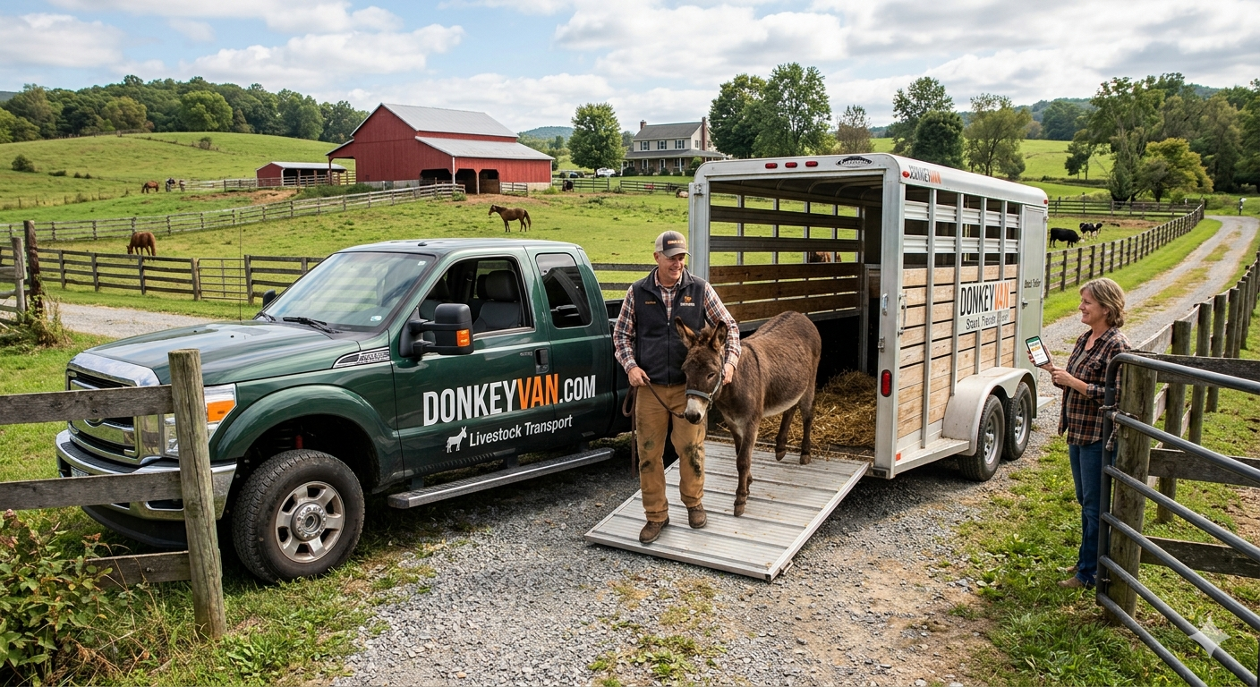 DonkeyVan van on the road